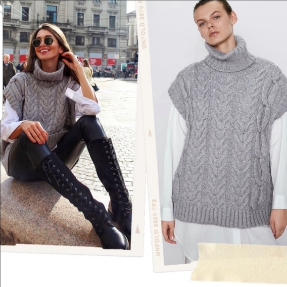 Zara Cable knit sweater - Picture 8 of 16